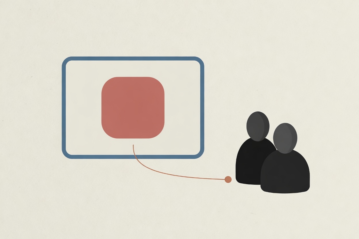 A blocked site stops on the device, and the attempt is quietly reported to the group.